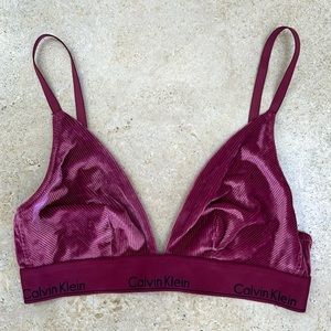 Calvin Klein Triangle Bralette Bra